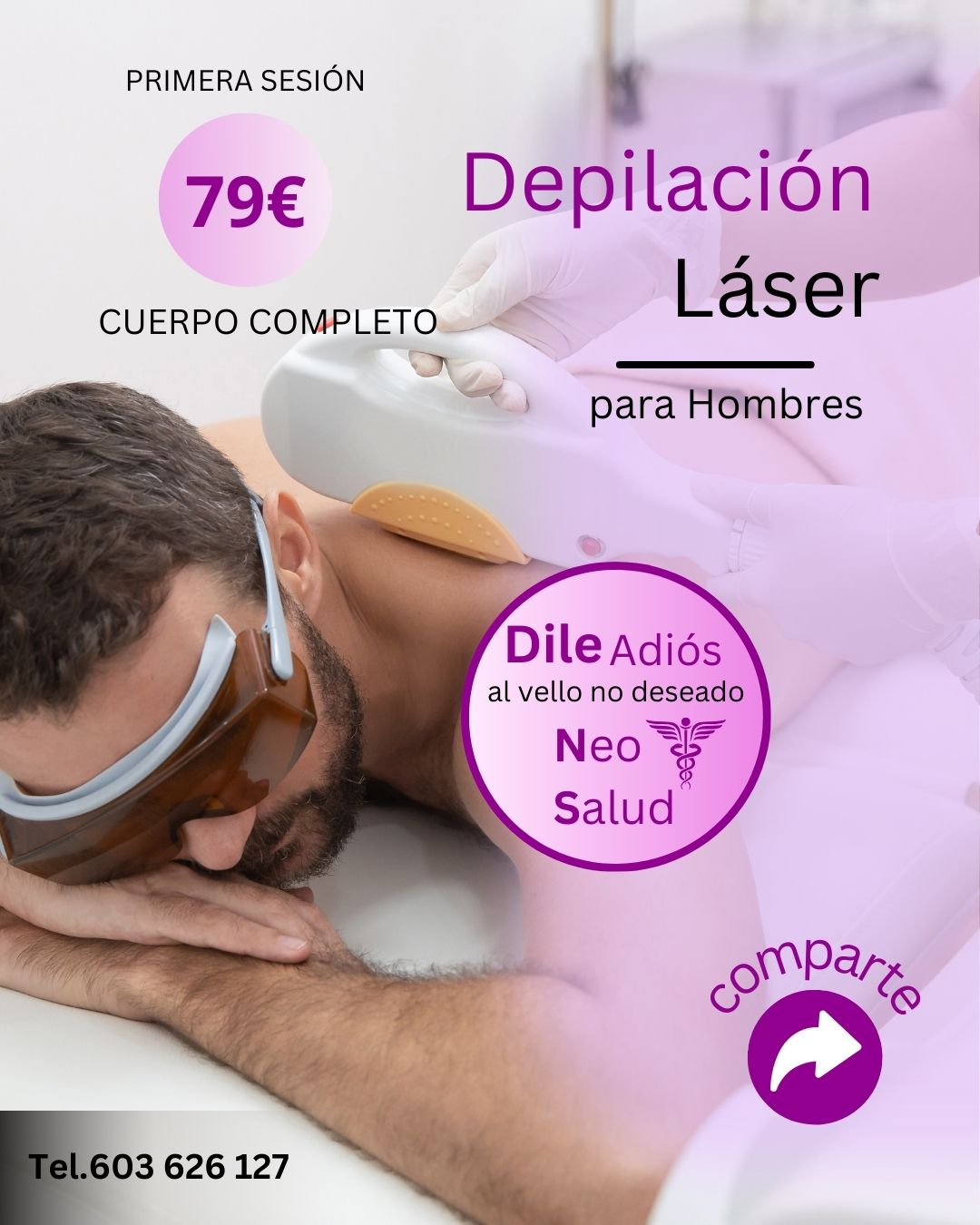laser hombre