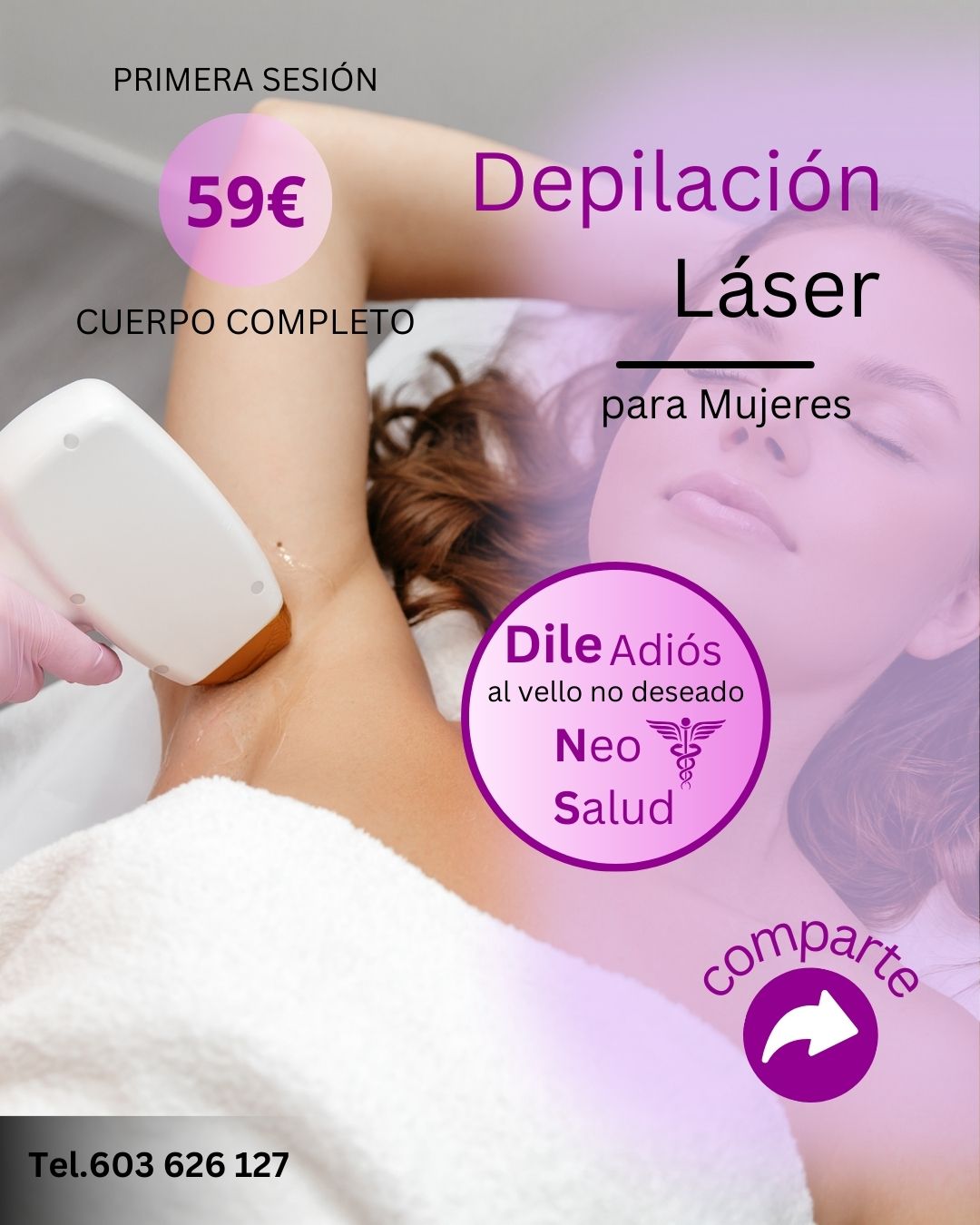 laser mujer